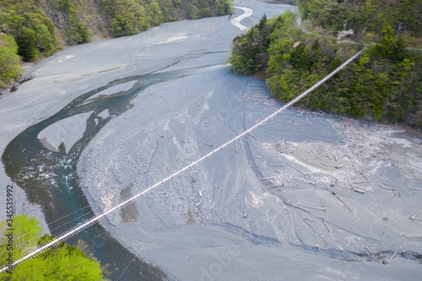 Obraz 畑薙大吊橋