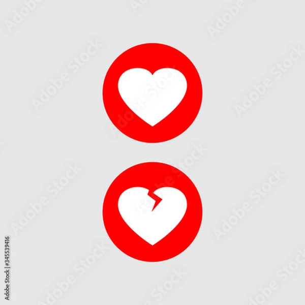 Obraz Wektor serca