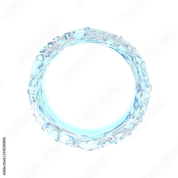 Fototapeta 水の輪のイラスト