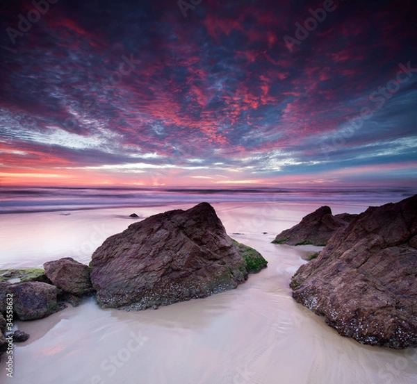 Obraz australian seascape at dawn on square format