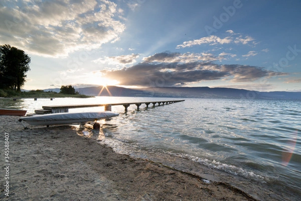 Obraz Lakeshore sunset