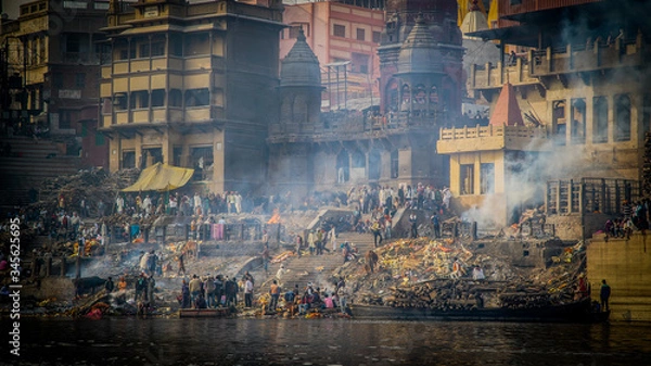 Obraz Ganga river - India - Varanasi 