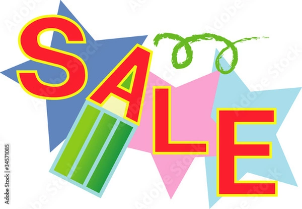 Obraz SALE　ロゴ　（鉛筆）