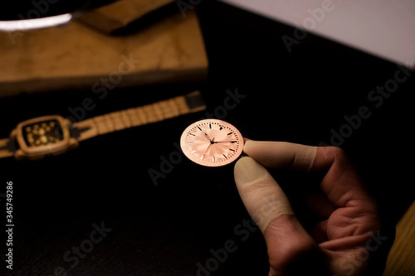 Obraz Handmade precision watch dial manufacture
