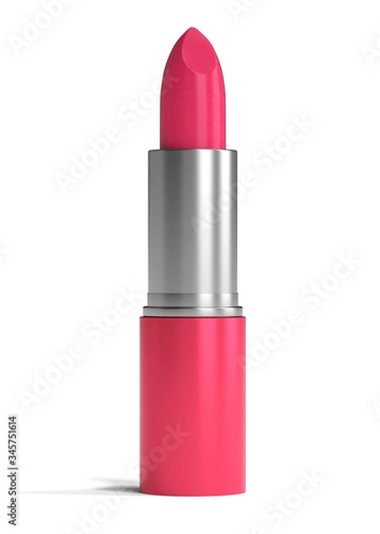 Obraz Lipstick isolated on white background 3d rendering