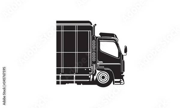 Obraz vector truck transportation