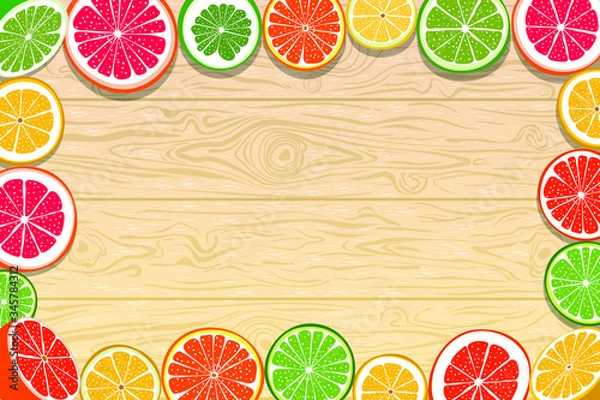 Fototapeta citrus fruit background