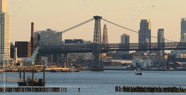 Obraz Williamsburg Bridge , widok z LIC