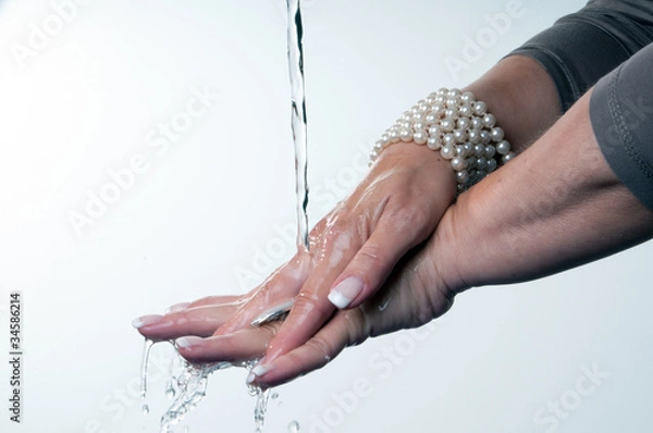 Obraz Hände waschen