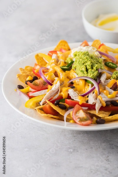Obraz Chicken nachos