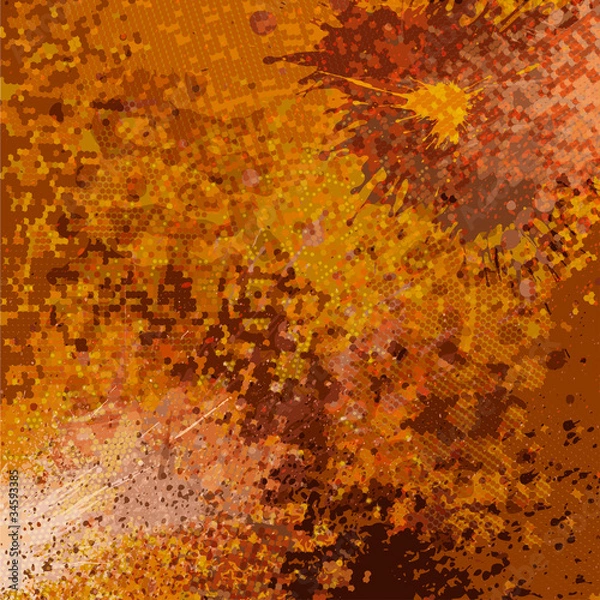 Obraz abstract mosaic tiles, vector