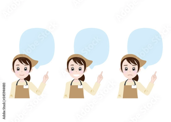 Obraz カフェ、レストラン、園芸店、飲食店、飲み屋、パン屋、ベーカリー、ファストフード、パン、コーヒー、お茶、エプロン、店員、店長、スタッフ、ショップ、店、あいさつ、告知、お知らせ、説明、広告、おすすめ、笑顔、カスタマー、お客様、お詫び、クレーム対応、クレーム、欠品、買い溜め、売り切れ、ポスター、チラシ、ポップ、イラスト、カットイラスト、イラストレーション、ベクター、絵、漫画、人気、かわいい、売れ筋、人、