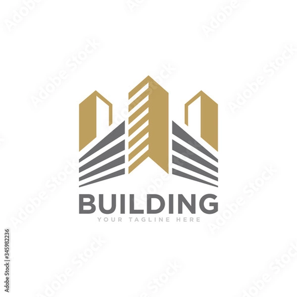 Obraz Building Construction Logo Design Vector