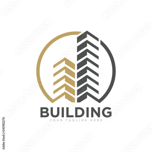 Obraz Building Construction Logo Design Vector