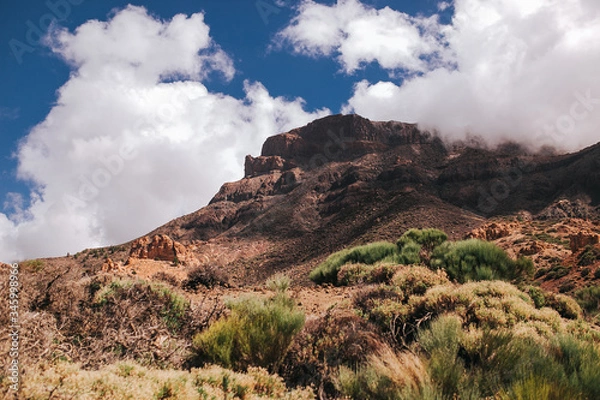 Obraz mountain landscape with clouds