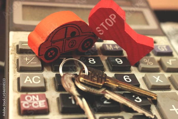 Fototapeta lock and keys