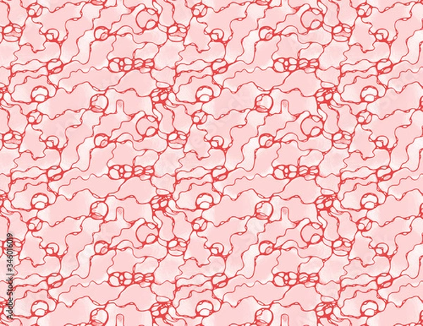 Fototapeta Dynamic Rhythm pink background pattern