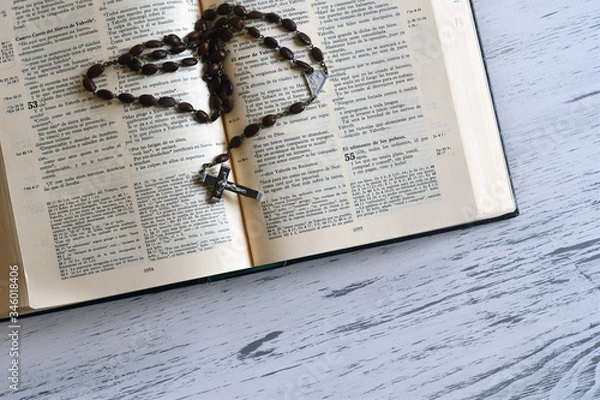 Obraz Rosary and Bible