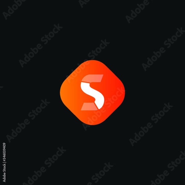 Fototapeta S Shape Logo