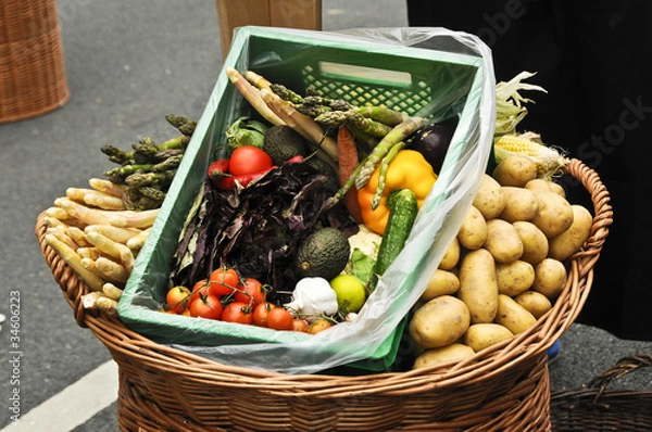 Obraz markt Platz Lebensmittel 