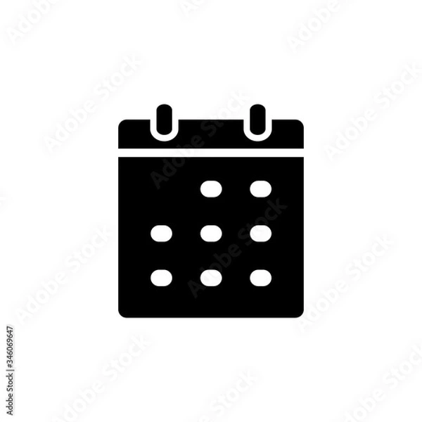 Obraz Calendar Icon Design Vector Template