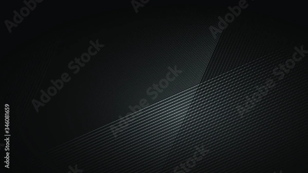 Obraz black background metal pattern - vector