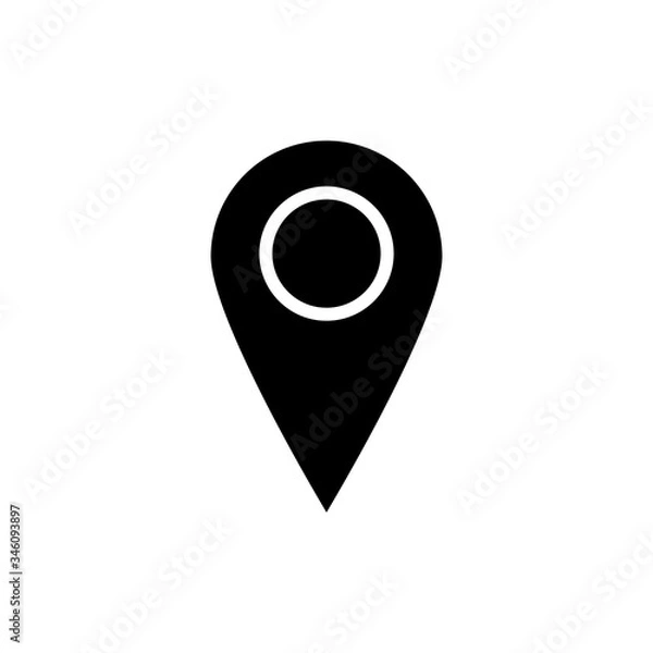 Obraz Pin Icon Design Vector Template