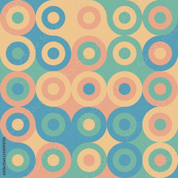 Fototapeta Colour Dots Universe art background design illustration