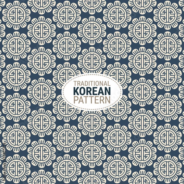 Obraz Traditional Korean pattern