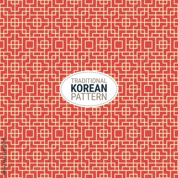 Obraz Traditional Korean pattern