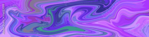 Fototapeta Wave Liquid Marble style texture illustration. Color background for banner, flyer, business card, poster, wallpaper, brochure