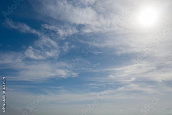 Fototapeta blue sky with cloud