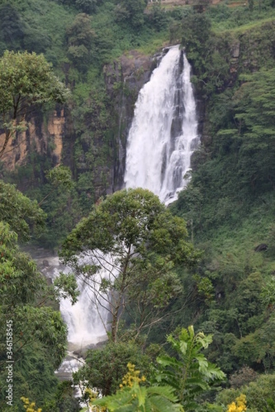 Obraz waterfall in the mountains