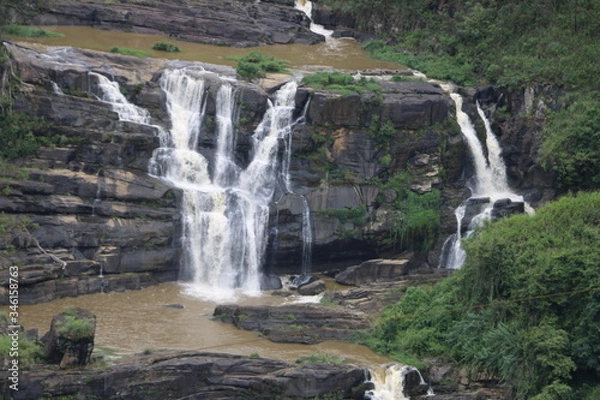 Obraz waterfall in the mountains