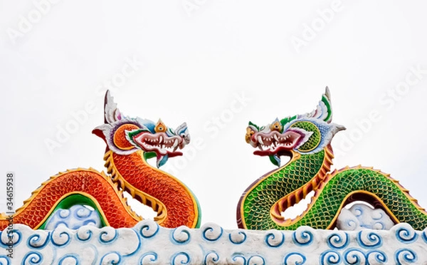 Fototapeta Statue of a dragon