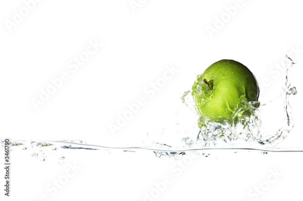 Obraz surfujące jabłko