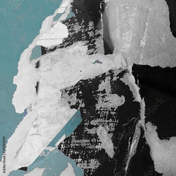 Obraz Fond texture affiches déchirées