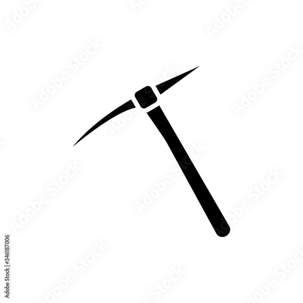 Fototapeta Pickaxe icon