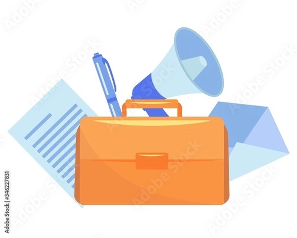 Obraz folder with documents