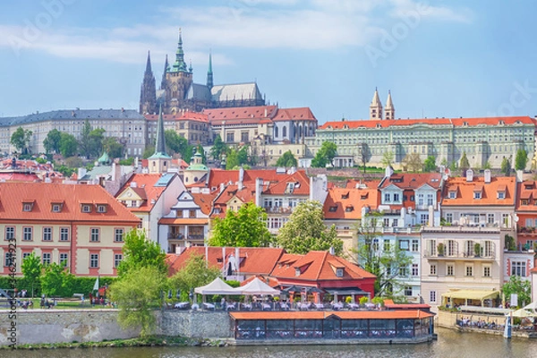 Obraz Prague Castle with St. Vitus Cathedral