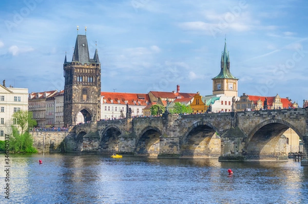 Obraz The Charles Bridge in Prague, Czech Republic