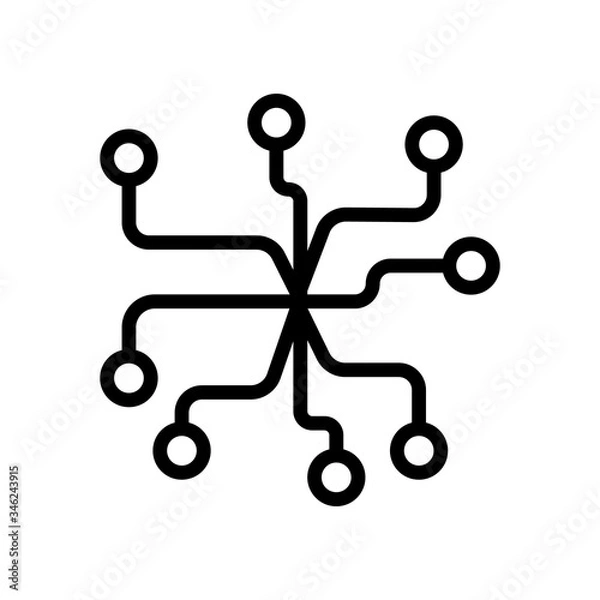 Fototapeta firewall vector analysis icon vector. firewall vector analysis sign. isolated contour symbol illustration