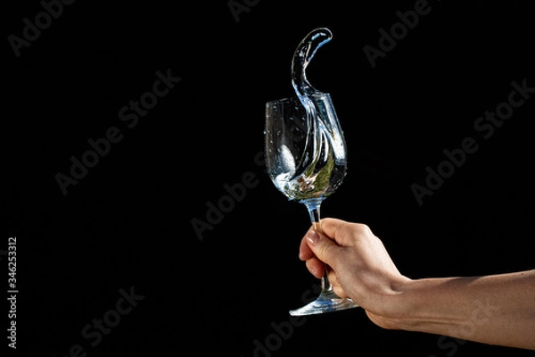 Obraz Glas mit wasser