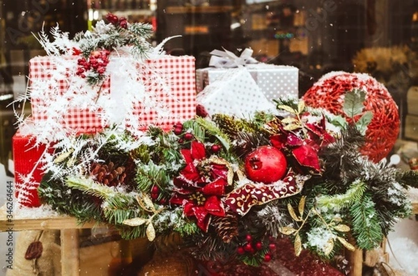 Obraz christmas tree decorations