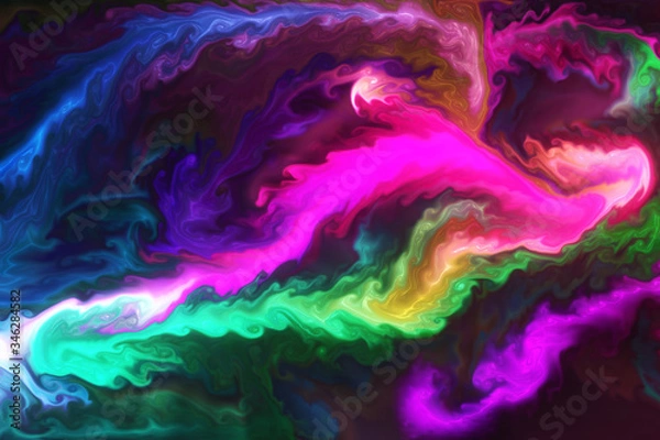 Obraz abstract colorful background with water