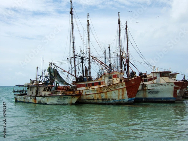 Obraz rusty old boats