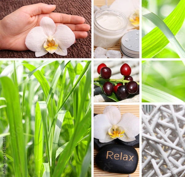 Obraz Wellness-Collage