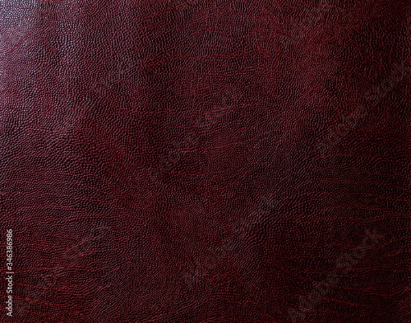 Obraz Maroon faux leather. Artificial leather texture
