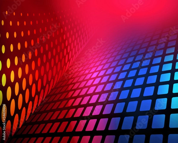 Obraz An Abstract Background Bold, Bright, Colourful And Unique