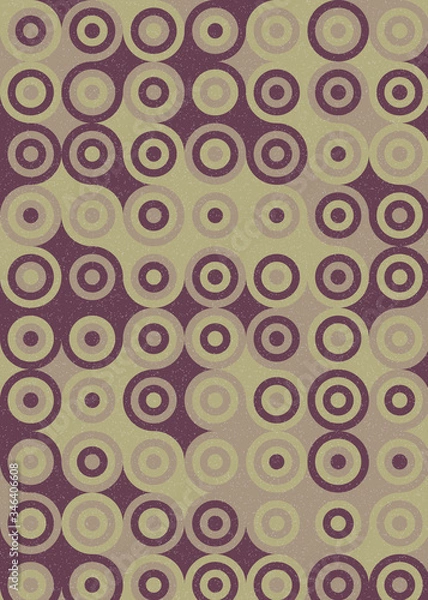 Fototapeta Colour Dots Universe art background design illustration